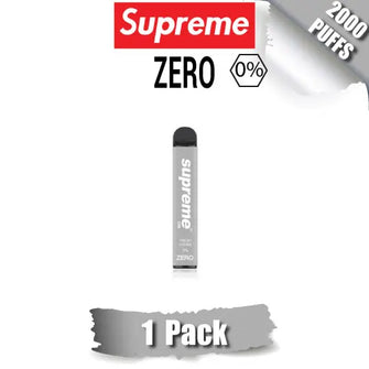 SUPREME ZERO 0 Diposable Vape 2000 Puffs 1 pack