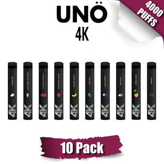 UNO 4K Diposable Vape 4000 Puffs 10 pack