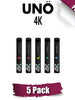 UNO 4K Diposable Vape 4000 Puffs 5 pack