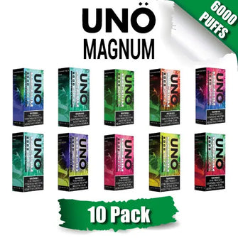 UNO MAGNUM Diposable Vape 6000 Puffs 10 pack