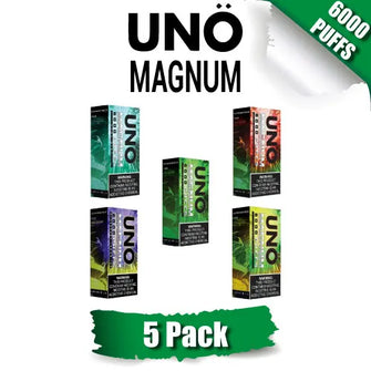 UNO MAGNUM Diposable Vape 6000 Puffs 5 pack