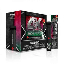 Disposable Vape Device Watermelon Candy Uno 4K 4000 Puffs 10PC | EvapeKings.com