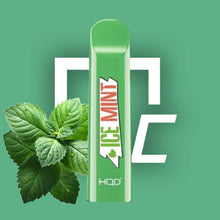 hqd cuvie ice mint disposable vape device 3pk