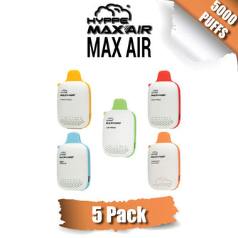 Hyppe Max Air 5000 Disposable Vape Device [5000 Puffs] - 5PK