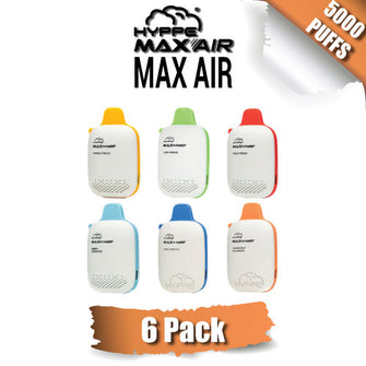 Hyppe Max Air 5000 Disposable Vape Device [5000 Puffs] - 6PK