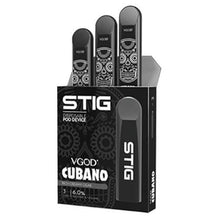 vgod stig cubano disposable vape pod device 1pc