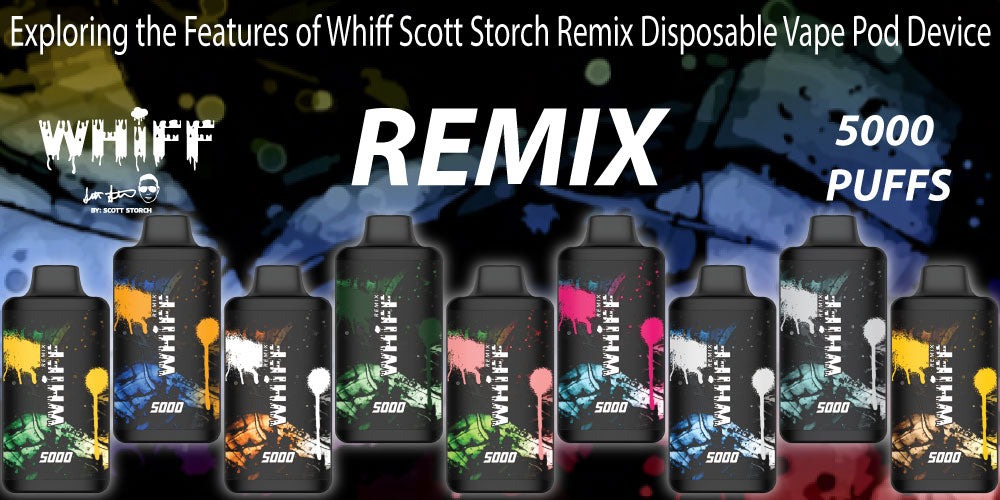 Unleash Unparalleled Vaping with Whiff Scott Storch Remix Disposable Vape Pod Device