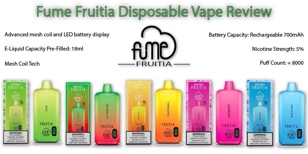 Fume Fruitia Disposable Vape Review