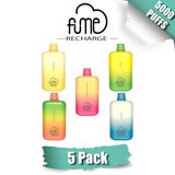 Fume RECHARGE Disposable Vape Device [5000 Puffs] - 5Pk